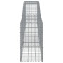 Gabion baskets 5 pcs arch shape iron 400x50x80/100 cm by vidaXL, Pots and planters - Ref: Foro24-3146986, Price: 702,72 €, Di...