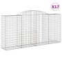 Gabionenkörbe 17 Stück Bogenform Eisen 300x50x140/160 cm von vidaXL, Töpfe und Pflanzgefäße - Ref: Foro24-3146750, Preis: 2,0...