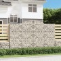 Gabion baskets 2 units, arched shape, iron, 300x50x180/200 cm by vidaXL, Pots and planters - Ref: Foro24-3146773, Price: 399,...