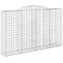 Gabion baskets 2 units, arched shape, iron, 300x50x180/200 cm by vidaXL, Pots and planters - Ref: Foro24-3146773, Price: 399,...