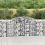 Gabion baskets 6 pcs arc shape iron 300x50x100/120 cm by vidaXL, Pots and planters - Ref: Foro24-3146705, Price: 752,58 €, Di...