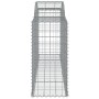 Gabion baskets 6 pcs arc shape iron 300x50x100/120 cm by vidaXL, Pots and planters - Ref: Foro24-3146705, Price: 752,58 €, Di...