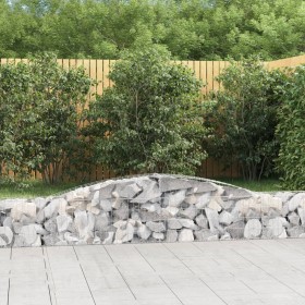 Gabion baskets 6 pcs arch shape iron 400x30x40/60 cm by vidaXL, Pots and planters - Ref: Foro24-3146831, Price: 494,99 €, Dis...