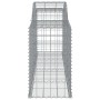 Gabion baskets 8 pcs arch shape iron 300x50x80/100 cm by vidaXL, Pots and planters - Ref: Foro24-3146689, Price: 860,62 €, Di...