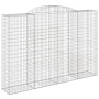 Gabion baskets 5 pcs arc shape iron 300x50x200/220 cm by vidaXL, Pots and planters - Ref: Foro24-3146794, Price: 1,00 €, Disc...