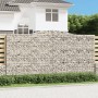 Gabion baskets 4 pcs arch shape iron 400x30x200/220 cm by vidaXL, Pots and planters - Ref: Foro24-3146933, Price: 916,99 €, D...