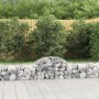 Gabion baskets 6 pcs arch shape iron 200x50x40/60 cm by vidaXL, Pots and planters - Ref: Foro24-3146261, Price: 300,01 €, Dis...