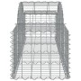 Gabion baskets 6 pcs arch shape iron 200x50x40/60 cm by vidaXL, Pots and planters - Ref: Foro24-3146261, Price: 300,01 €, Dis...