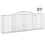 Gabionenkörbe 7 Stück Bogenform Eisen 00x30x100/120 cm von vidaXL, Töpfe und Pflanzgefäße - Ref: Foro24-3146526, Preis: 744,9...