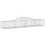 Gabion baskets 8 pcs arch shape iron 300x50x40/60 cm by vidaXL, Pots and planters - Ref: Foro24-3146653, Price: 594,85 €, Dis...