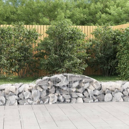 Gabion baskets 13 pcs arch shape iron 300x50x40/60 cm by vidaXL, Pots and planters - Ref: Foro24-3146658, Price: 954,76 €, Di...