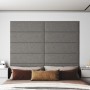 Wall panels 12 pcs light gray fabric 90x30 cm 3.24 m² by vidaXL, Wall covering - Ref: Foro24-343901, Price: 91,21 €, Discount: %