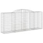 Gabion baskets 5 pcs arc shape iron 300x50x120/140 cm by vidaXL, Pots and planters - Ref: Foro24-3146722, Price: 722,13 €, Di...