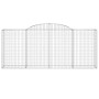 Gabion baskets 5 pcs arc shape iron 300x50x120/140 cm by vidaXL, Pots and planters - Ref: Foro24-3146722, Price: 722,13 €, Di...