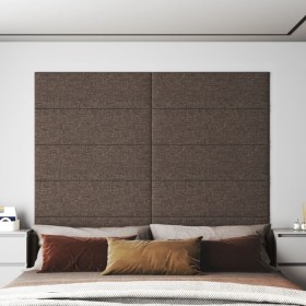 Wall panels 12 pcs taupe gray fabric 90x30 cm 3.24 m² by vidaXL, Wall covering - Ref: Foro24-343907, Price: 94,99 €, Discount: %