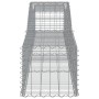 Gabion baskets 10 pcs arc shape iron 400x50x40/60 cm by vidaXL, Pots and planters - Ref: Foro24-3146965, Price: 935,89 €, Dis...