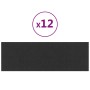 Wall panels 12 pcs black fabric 90x30 cm 3.24 m² by vidaXL, Wall covering - Ref: Foro24-343908, Price: 80,88 €, Discount: %