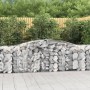 Gabion baskets 8 pcs arch shape iron 400x50x80/100 cm by vidaXL, Pots and planters - Ref: Foro24-3146989, Price: 1,00 €, Disc...