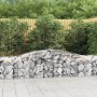 Gabion baskets 5 pcs arc shape iron 400x50x60/80 cm by vidaXL, Pots and planters - Ref: Foro24-3146973, Price: 568,86 €, Disc...