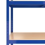 5-level shelf, 3 units, steel and plywood in blue color. by vidaXL, Industrial shelving - Ref: Foro24-3154196, Price: 173,78 ...