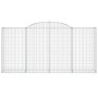 Gabion baskets 3 units, arched shape, iron, 300x50x140/160 cm by vidaXL, Pots and planters - Ref: Foro24-3146738, Price: 482,...