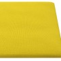 Wall panels 12 units light yellow fabric 90x30 cm 3.24 m² by vidaXL, Wall covering - Ref: Foro24-343909, Price: 54,40 €, Disc...