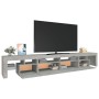 Mueble de TV con luces LED gris hormigón 260x36,5x40 cm de vidaXL, Muebles TV - Ref: Foro24-3152781, Precio: 163,01 €, Descue...