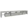 TV stand with LED lights in concrete gray 260x36.5x40 cm by vidaXL, TV Furniture - Ref: Foro24-3152781, Price: 173,61 €, Disc...