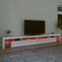 TV cabinet with bright white LED lights 290x36.5x40 cm by vidaXL, TV Furniture - Ref: Foro24-3152806, Price: 249,65 €, Discou...