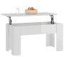 Couchtisch aus glänzend weißem Sperrholz, 101 x 49 x 52 cm von vidaXL, Couchtisch - Ref: Foro24-809689, Preis: 72,26 €, Rabat...