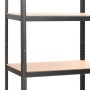 Resistant shelves 5 levels 3 units plywood and steel by vidaXL, Industrial shelving - Ref: Foro24-3154208, Price: 248,23 €, D...