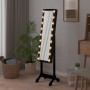 Floor mirror with black LED lights 34x37x146 cm by vidaXL, Mirrors - Ref: Foro24-351767, Price: 117,02 €, Discount: %