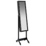 Espejo de pie con LED negro 34x37x146 cm de vidaXL, Espejos - Ref: Foro24-351767, Precio: 121,99 €, Descuento: %