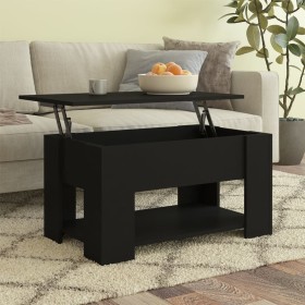 Black plywood coffee table 79x49x41 cm by vidaXL, Coffee table - Ref: Foro24-809711, Price: 82,92 €, Discount: %