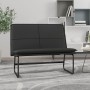 Black synthetic leather bench 100x75x76 cm by vidaXL, Banks - Ref: Foro24-351336, Price: 78,19 €, Discount: %