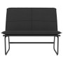 Banco de cuero sintético negro 100x75x76 cm de vidaXL, Bancos - Ref: Foro24-351336, Precio: 78,19 €, Descuento: %