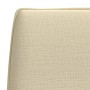 Banco de tela color crema 100x75x76 cm de vidaXL, Bancos - Ref: Foro24-351327, Precio: 77,65 €, Descuento: %