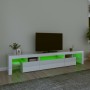 TV cabinet with bright white LED lights 215x36.5x40 cm by vidaXL, TV Furniture - Ref: Foro24-3152798, Price: 200,81 €, Discou...