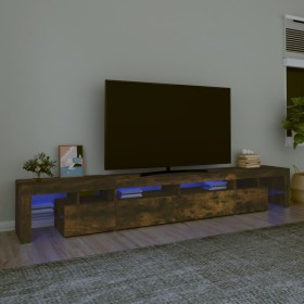 TV-Möbel mit LED-Leuchten, Räuchereiche Farbe 260x36,5x40 cm von vidaXL, TV-Möbel - Ref: Foro24-3152783, Preis: 172,92 €, Rab...