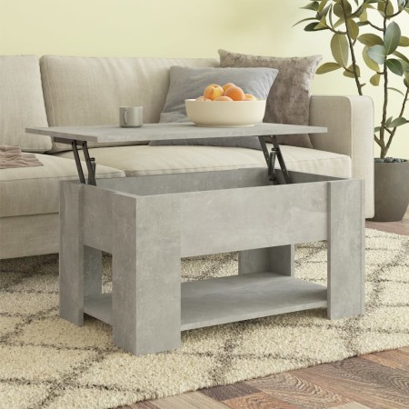 Mesa de centro madera contrachapada gris hormigón 79x49x41 cm de vidaXL, Mesas de centro - Ref: Foro24-809714, Precio: 87,91 ...