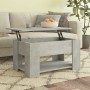 Mesa de centro madera contrachapada gris hormigón 79x49x41 cm de vidaXL, Mesas de centro - Ref: Foro24-809714, Precio: 85,99 ...