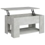 Mesa de centro madera contrachapada gris hormigón 79x49x41 cm de vidaXL, Mesas de centro - Ref: Foro24-809714, Precio: 85,99 ...