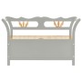 Solid gray fir wood bench 107x45x75.5 cm by vidaXL, Benches for halls and storage - Ref: Foro24-351775, Price: 151,52 €, Disc...