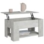 Concrete gray plywood coffee table 79x49x41 cm by vidaXL, Coffee table - Ref: Foro24-809714, Price: 87,91 €, Discount: %