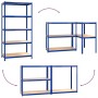 5-level shelf, 3 units, steel and plywood in blue color. by vidaXL, Industrial shelving - Ref: Foro24-3154175, Price: 153,99 ...