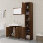 3-piece bathroom furniture set in brown oak plywood by vidaXL, Bathroom furniture - Ref: Foro24-3152718, Price: 131,70 €, Dis...