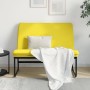 Banco de tela amarillo claro 100x75x76 cm de vidaXL, Bancos - Ref: Foro24-351329, Precio: 73,96 €, Descuento: %