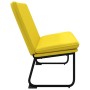 Banco de tela amarillo claro 100x75x76 cm de vidaXL, Bancos - Ref: Foro24-351329, Precio: 73,96 €, Descuento: %