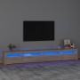 TV stand with LED lights Sonoma oak 270x35x40 cm by vidaXL, TV Furniture - Ref: Foro24-3152748, Price: 165,79 €, Discount: %