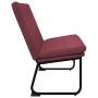 Banco de tela rojo tinto 100x75x76 cm de vidaXL, Bancos - Ref: Foro24-351324, Precio: 73,05 €, Descuento: %